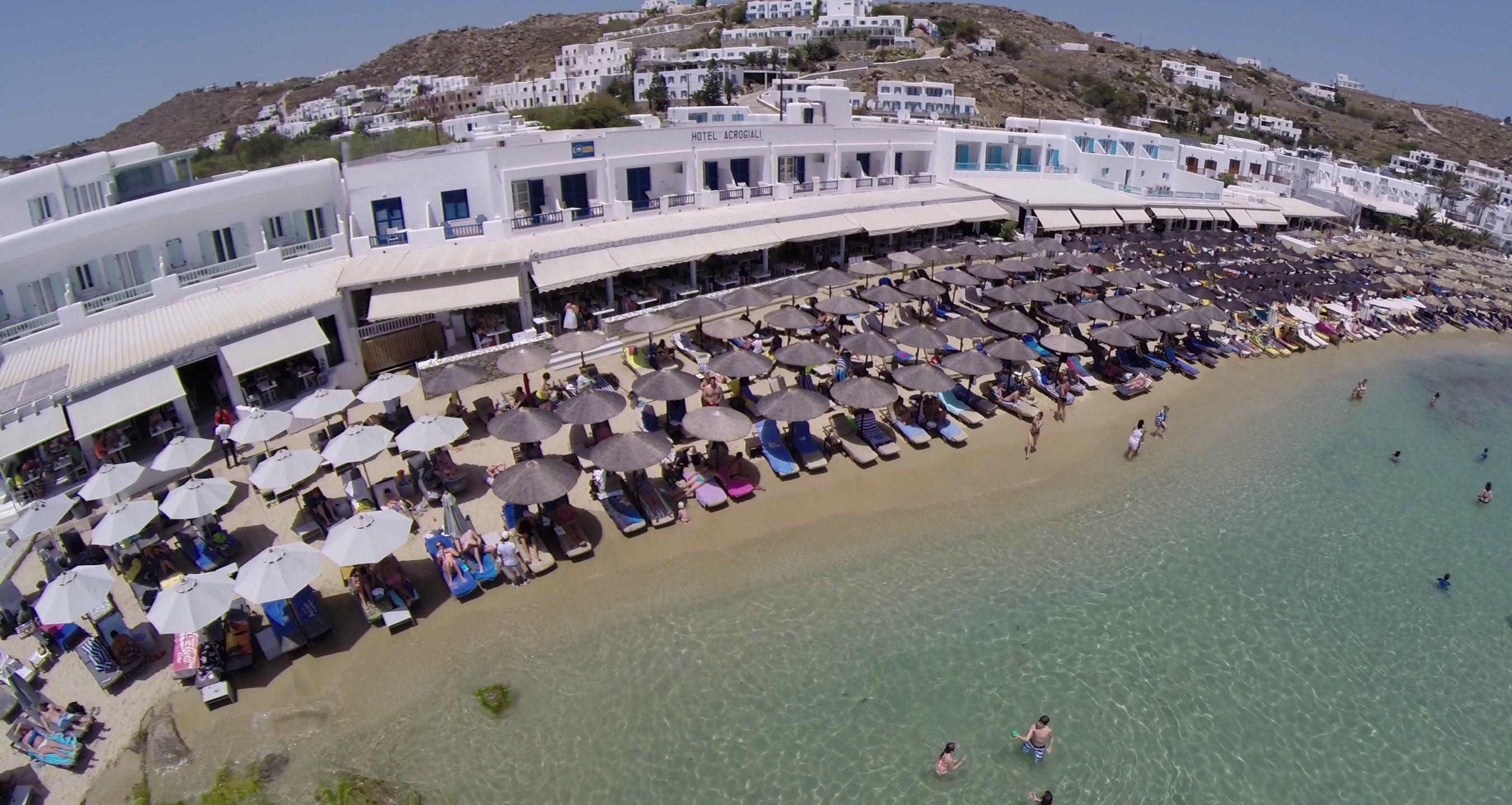 Acrogiali Beachfront Hotel Mykonos Платис Ялос Экстерьер фото