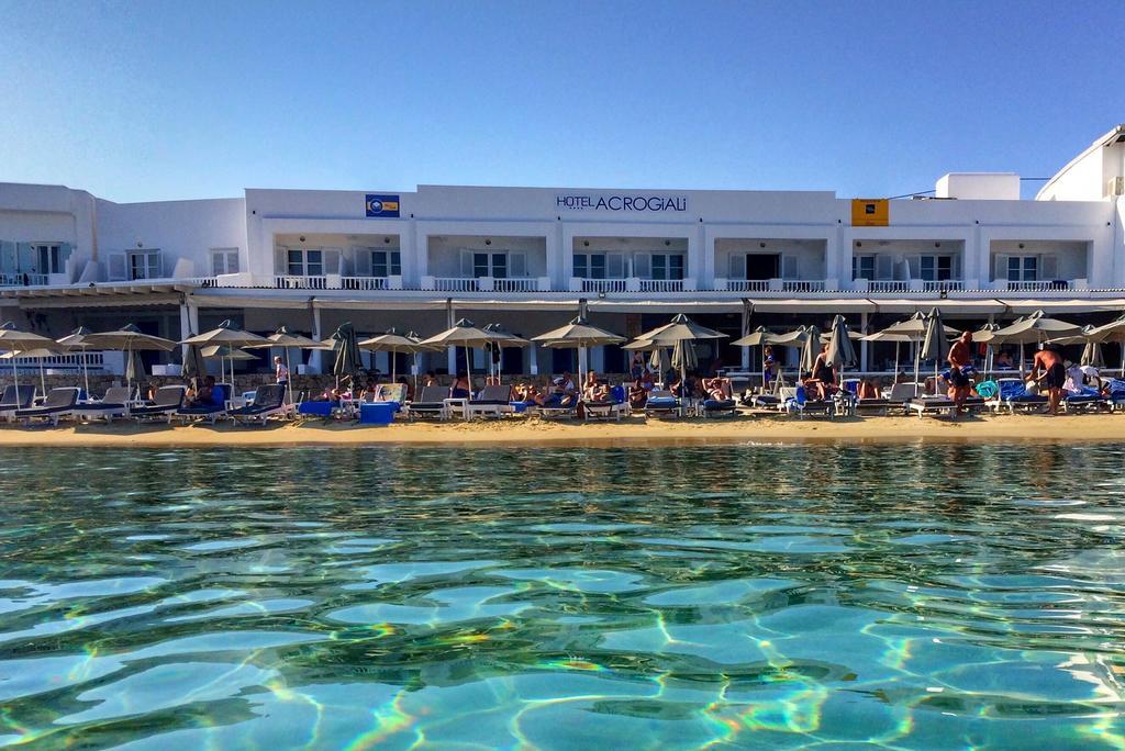 Acrogiali Beachfront Hotel Mykonos Платис Ялос Экстерьер фото