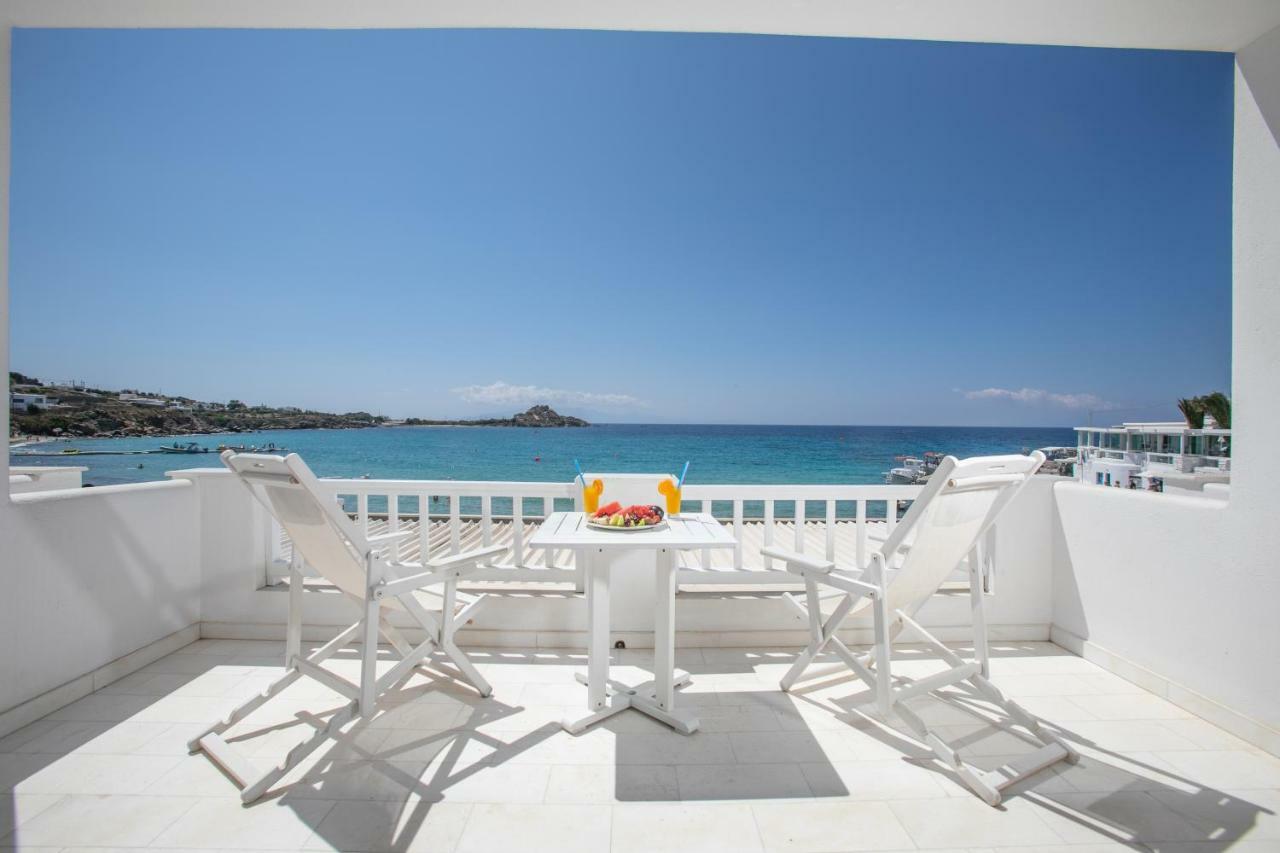 Acrogiali Beachfront Hotel Mykonos Платис Ялос Экстерьер фото